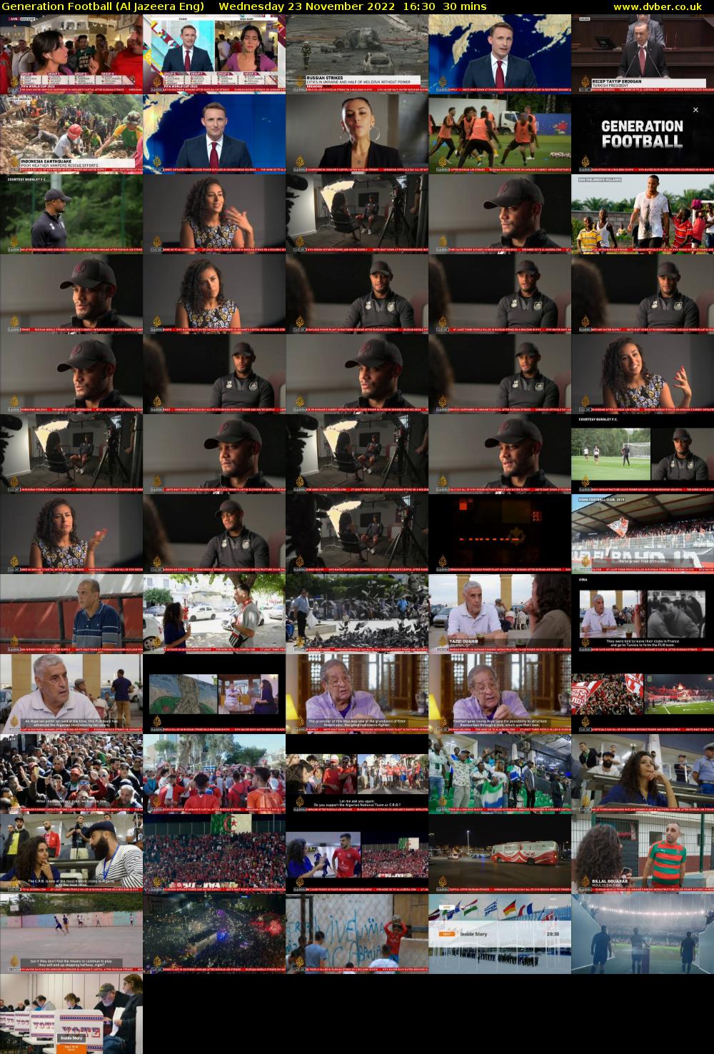Generation Football (Al Jazeera Eng) Wednesday 23 November 2022 16:30 - 17:00