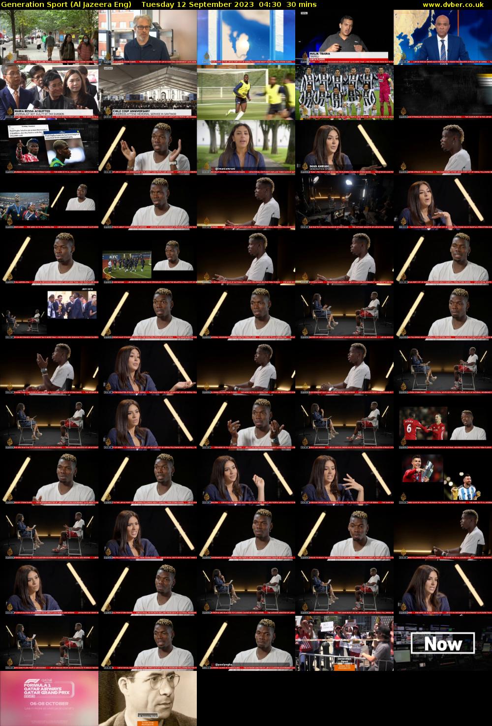 Generation Sport (Al Jazeera Eng) Tuesday 12 September 2023 04:30 - 05:00