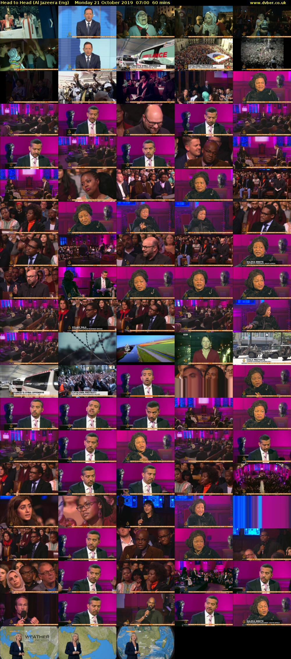 Head to Head (Al Jazeera Eng) Monday 21 October 2019 07:00 - 08:00