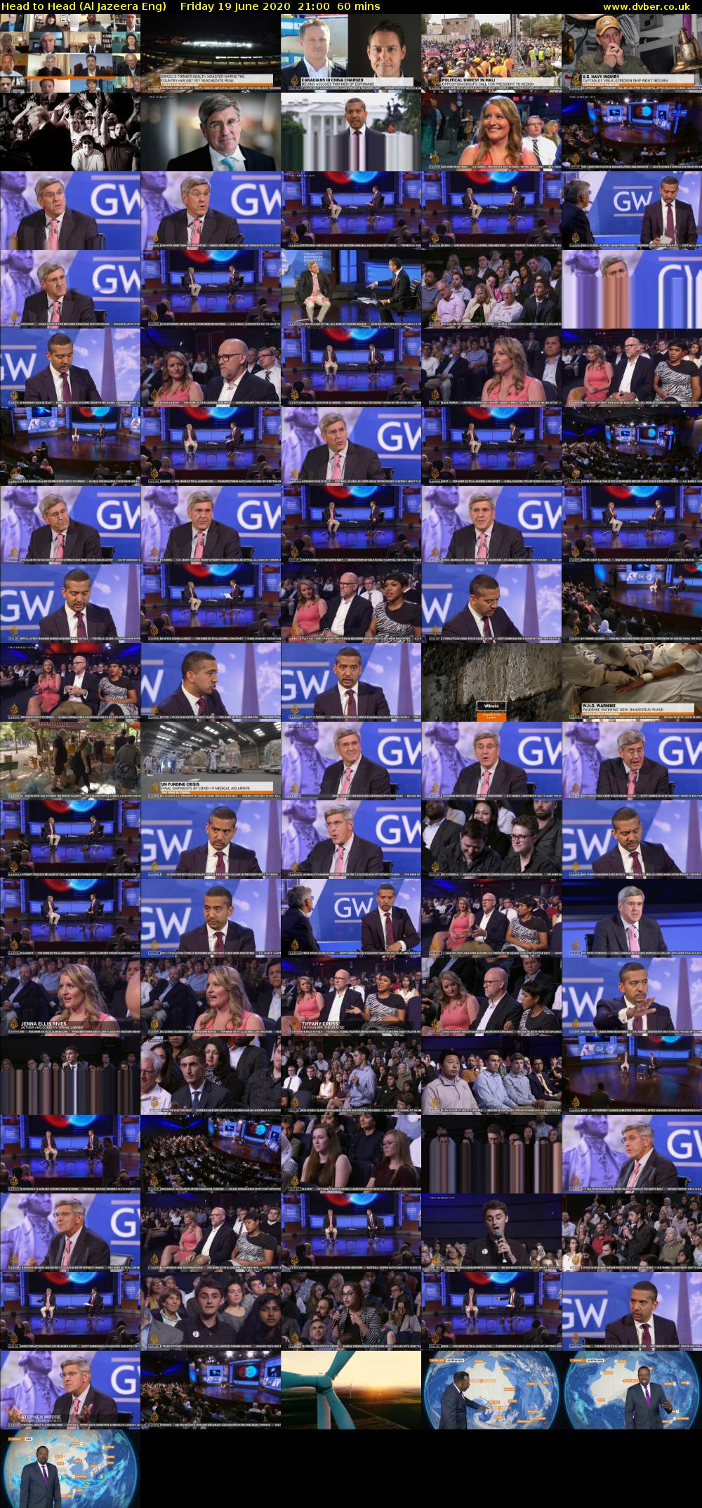 Head to Head (Al Jazeera Eng) Friday 19 June 2020 21:00 - 22:00