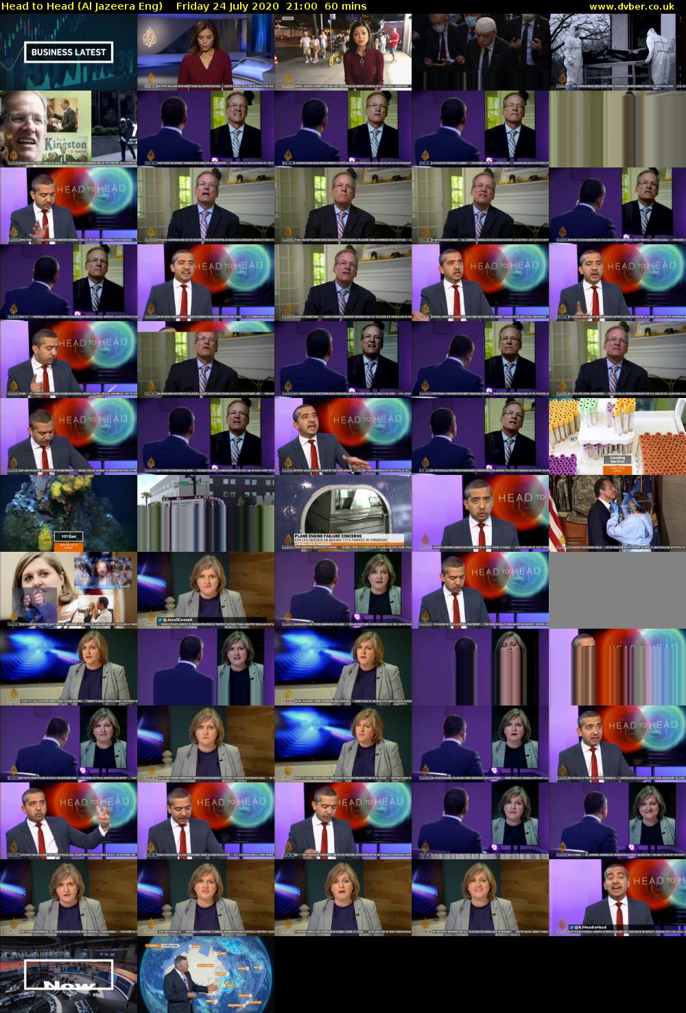 Head to Head (Al Jazeera Eng) Friday 24 July 2020 21:00 - 22:00
