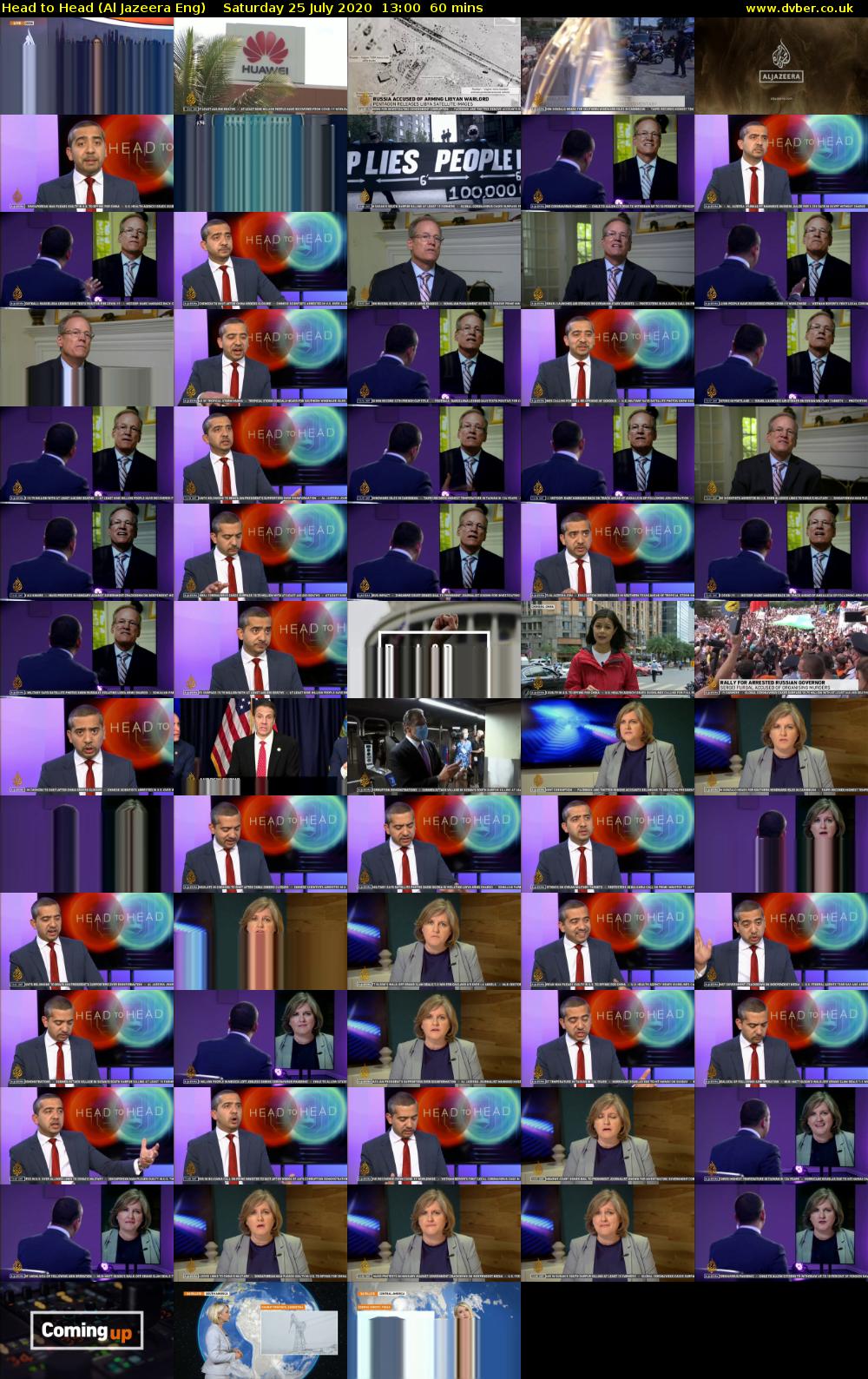 Head to Head (Al Jazeera Eng) Saturday 25 July 2020 13:00 - 14:00