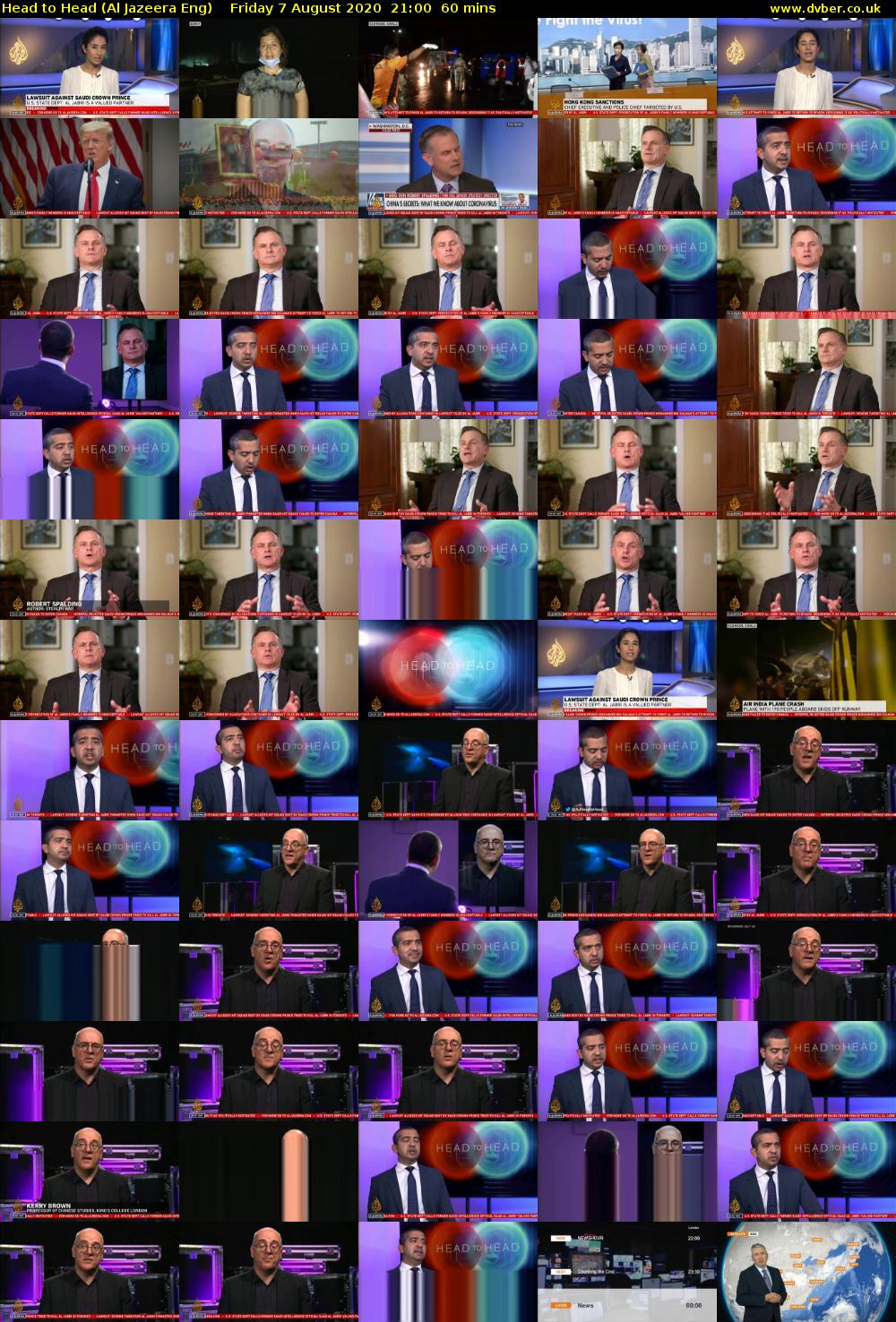 Head to Head (Al Jazeera Eng) Friday 7 August 2020 21:00 - 22:00