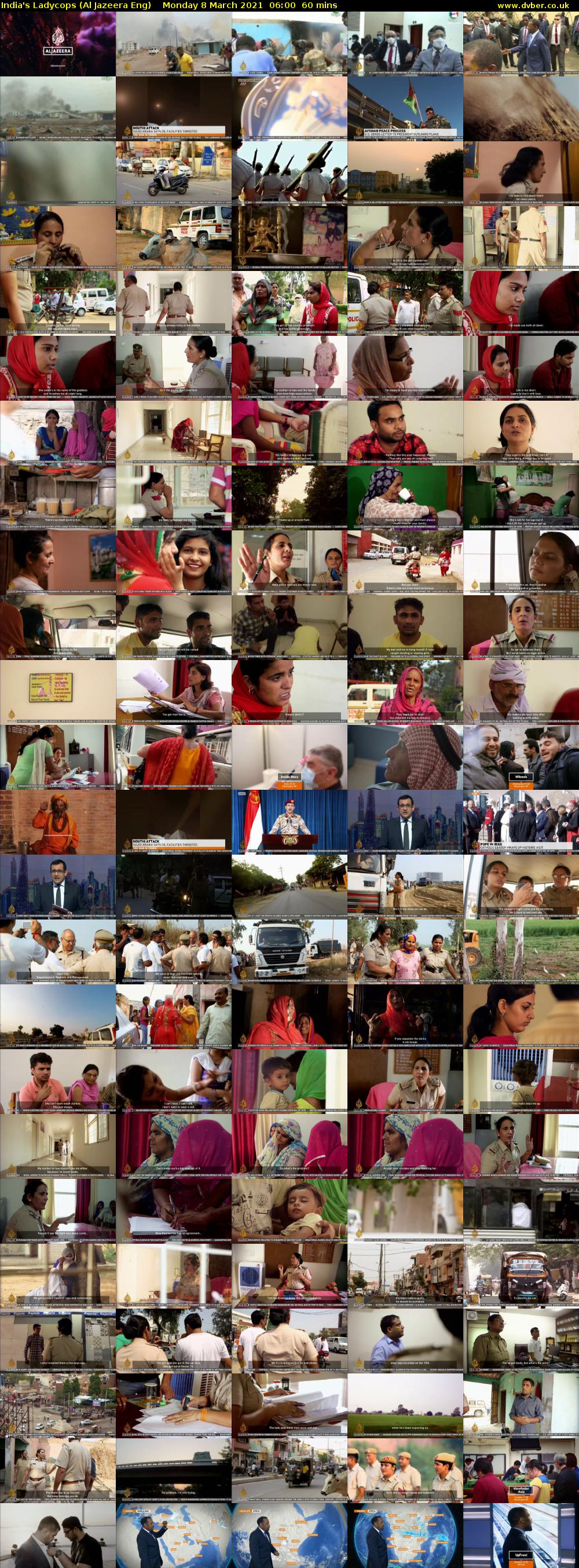 India's Ladycops (Al Jazeera Eng) Monday 8 March 2021 06:00 - 07:00