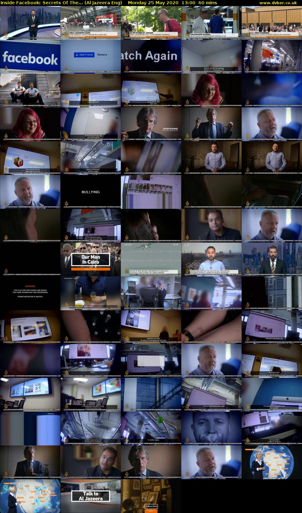 Inside Facebook: Secrets Of The... (Al Jazeera Eng) Monday 25 May 2020 13:00 - 14:00