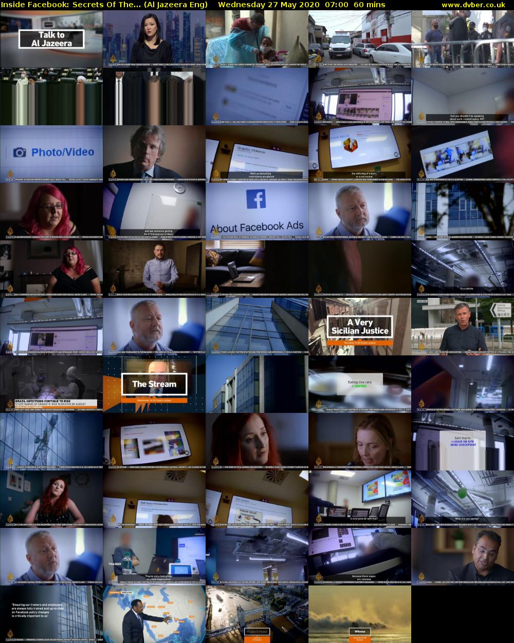 Inside Facebook: Secrets Of The... (Al Jazeera Eng) Wednesday 27 May 2020 07:00 - 08:00