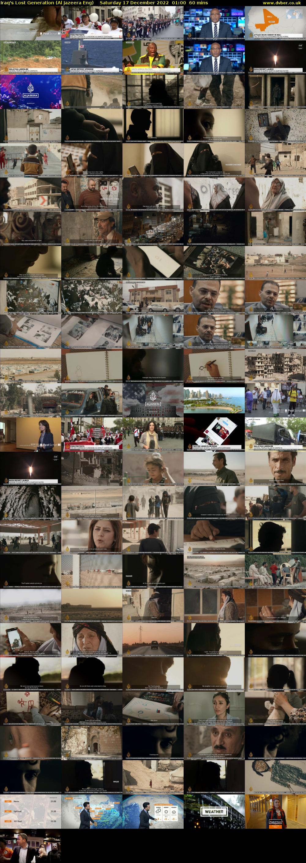 Iraq's Lost Generation (Al Jazeera Eng) Saturday 17 December 2022 01:00 - 02:00