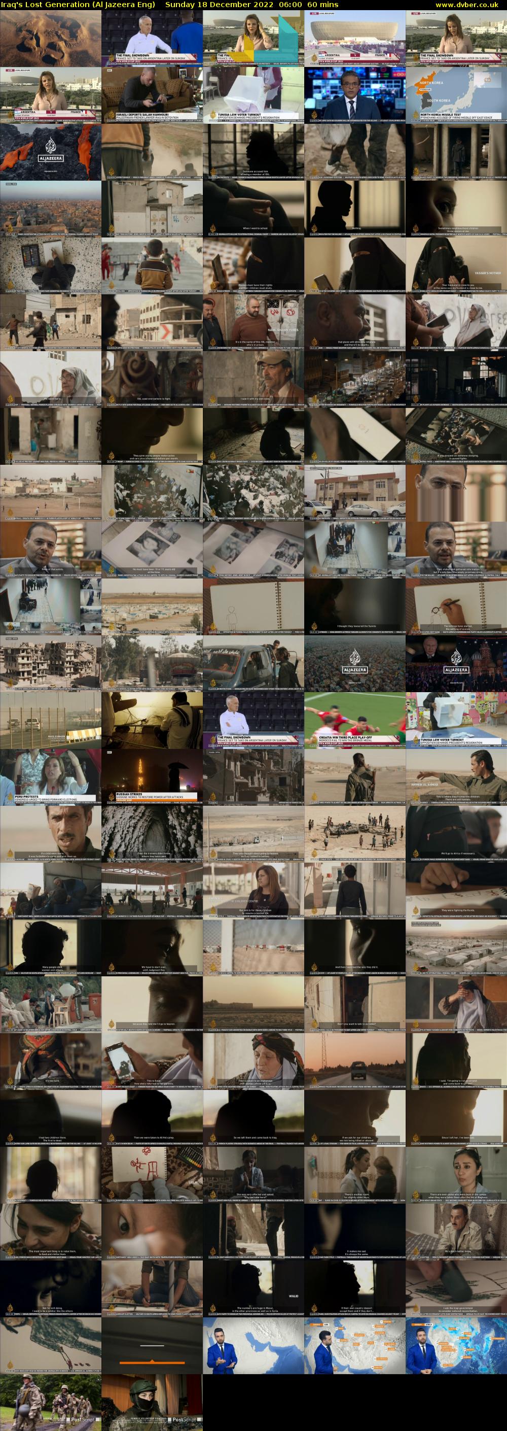 Iraq's Lost Generation (Al Jazeera Eng) Sunday 18 December 2022 06:00 - 07:00