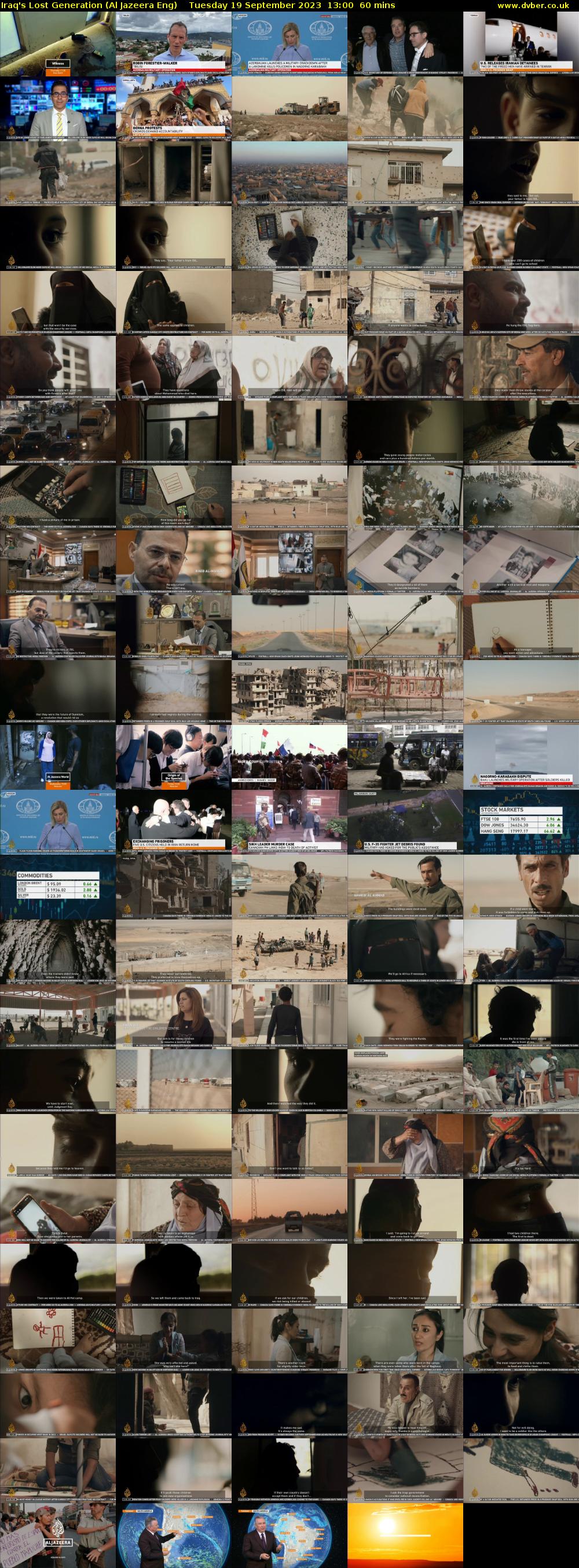 Iraq's Lost Generation (Al Jazeera Eng) Tuesday 19 September 2023 13:00 - 14:00