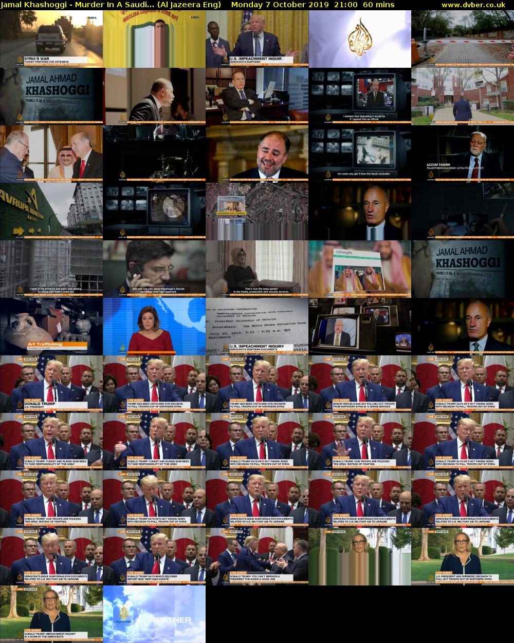 Jamal Khashoggi - Murder In A Saudi... (Al Jazeera Eng) Monday 7 October 2019 21:00 - 22:00