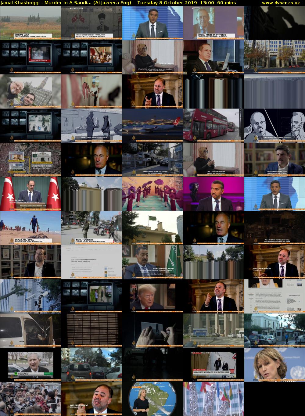 Jamal Khashoggi - Murder In A Saudi... (Al Jazeera Eng) Tuesday 8 October 2019 13:00 - 14:00