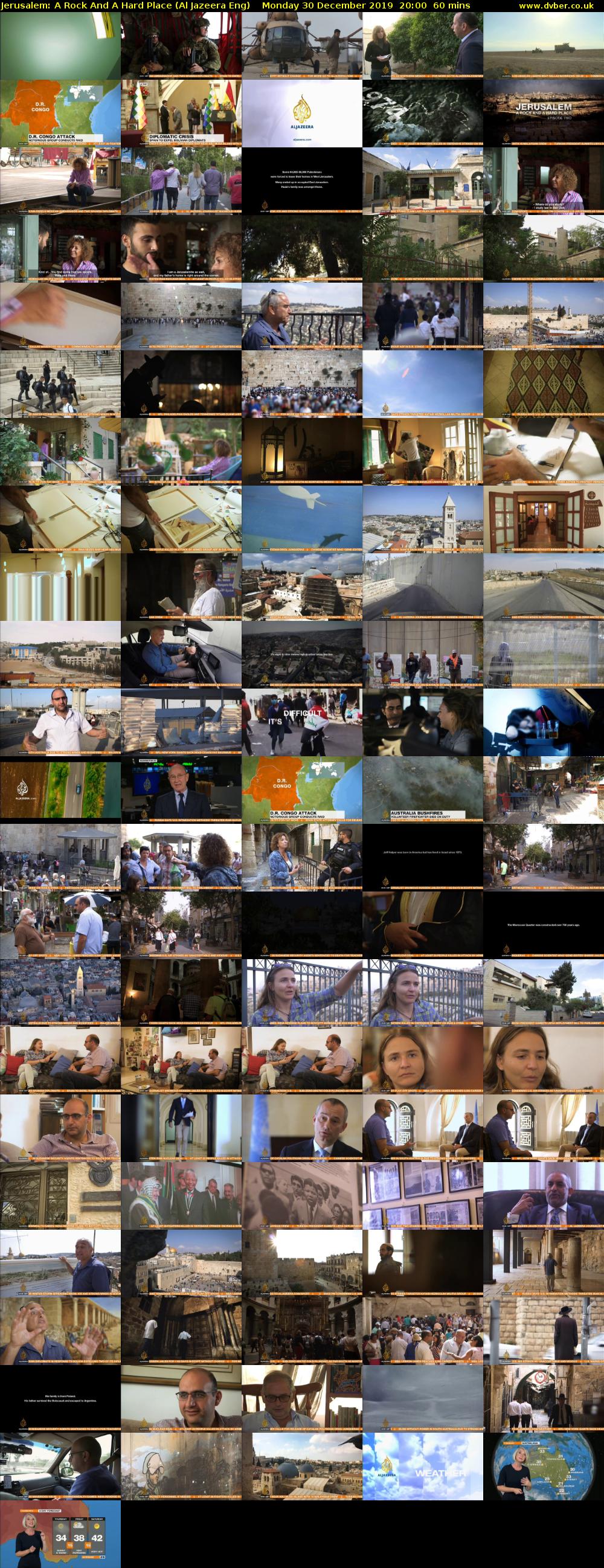 Jerusalem: A Rock And A Hard Place (Al Jazeera Eng) Monday 30 December 2019 20:00 - 21:00