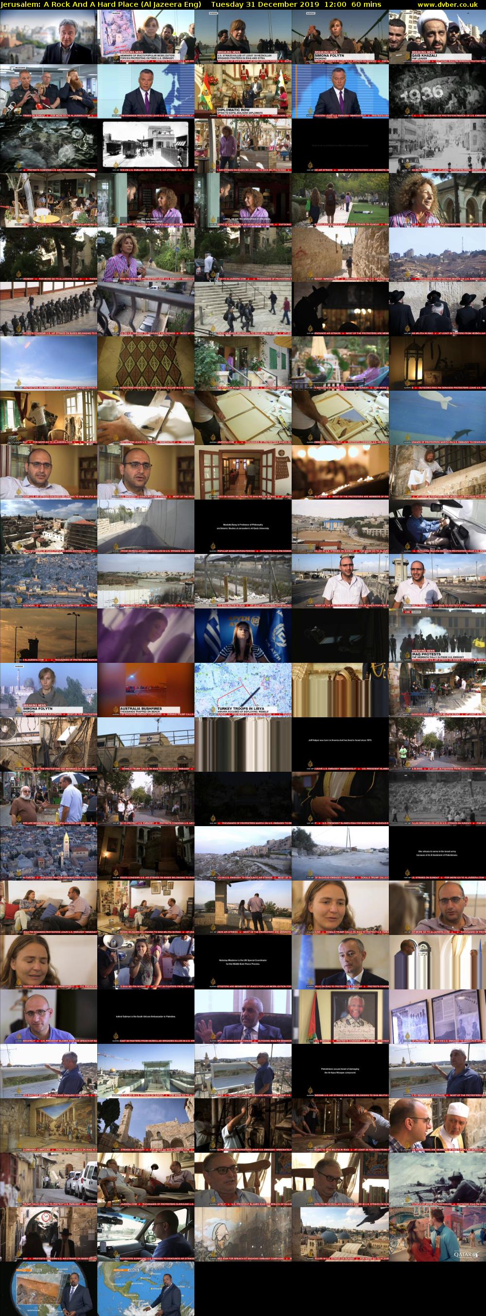 Jerusalem: A Rock And A Hard Place (Al Jazeera Eng) Tuesday 31 December 2019 12:00 - 13:00