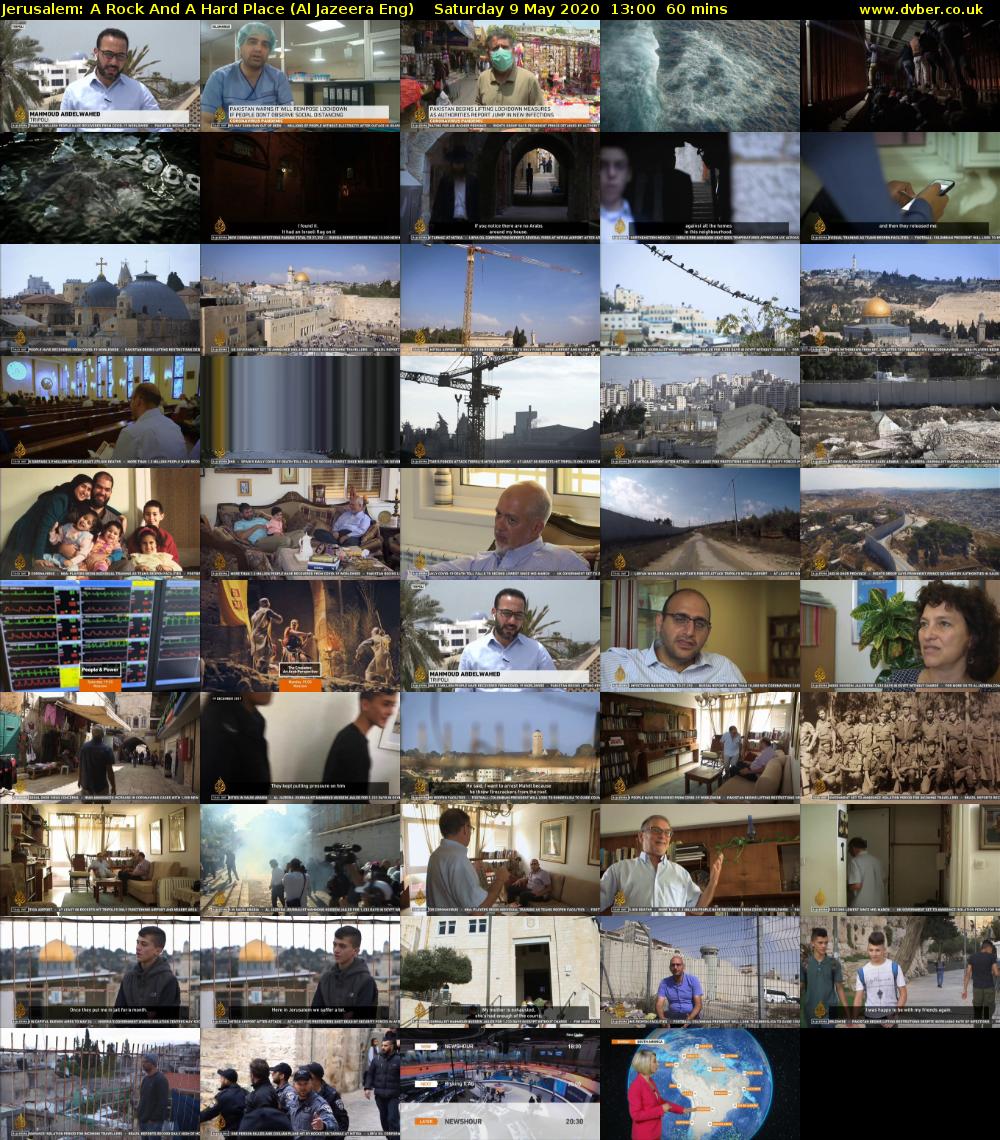 Jerusalem: A Rock And A Hard Place (Al Jazeera Eng) Saturday 9 May 2020 13:00 - 14:00
