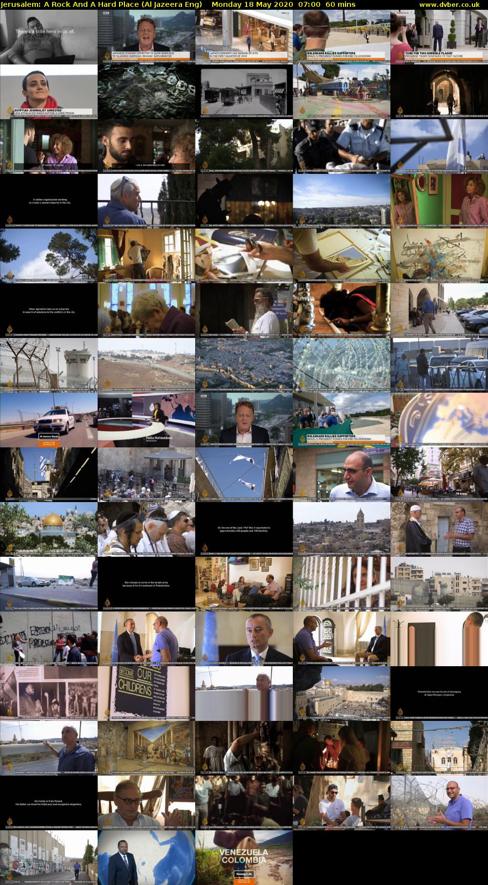 Jerusalem: A Rock And A Hard Place (Al Jazeera Eng) Monday 18 May 2020 07:00 - 08:00