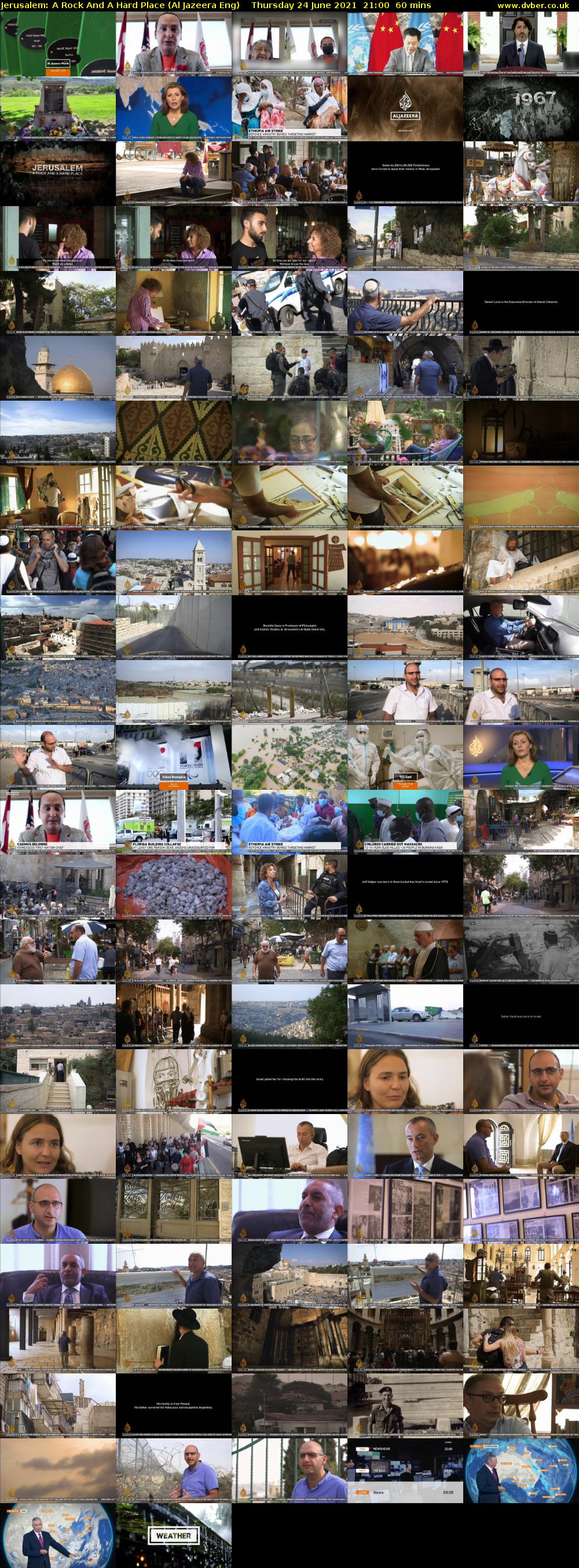 Jerusalem: A Rock And A Hard Place (Al Jazeera Eng) Thursday 24 June 2021 21:00 - 22:00