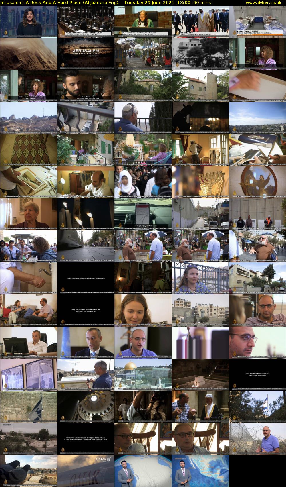 Jerusalem: A Rock And A Hard Place (Al Jazeera Eng) Tuesday 29 June 2021 13:00 - 14:00