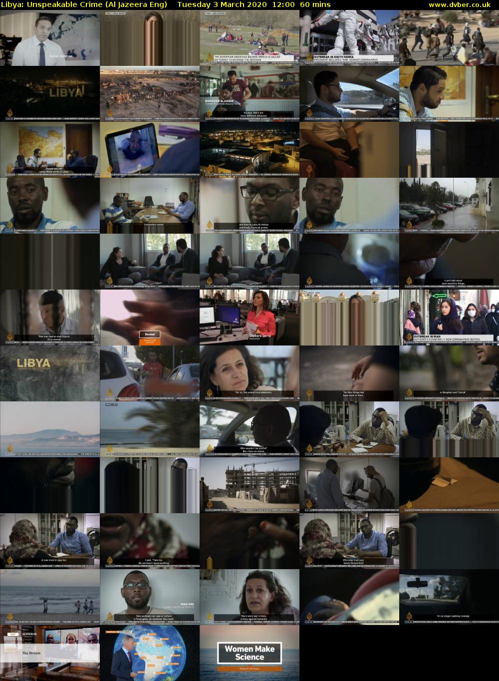 Libya: Unspeakable Crime (Al Jazeera Eng) Tuesday 3 March 2020 12:00 - 13:00