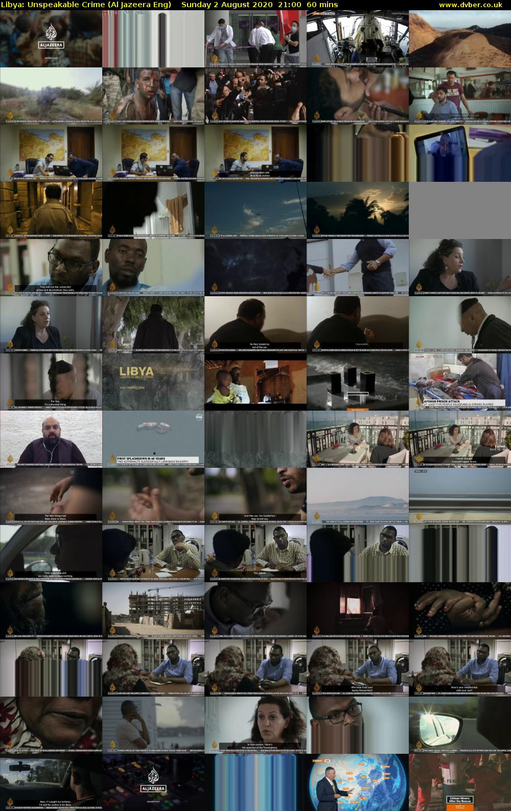 Libya: Unspeakable Crime (Al Jazeera Eng) Sunday 2 August 2020 21:00 - 22:00