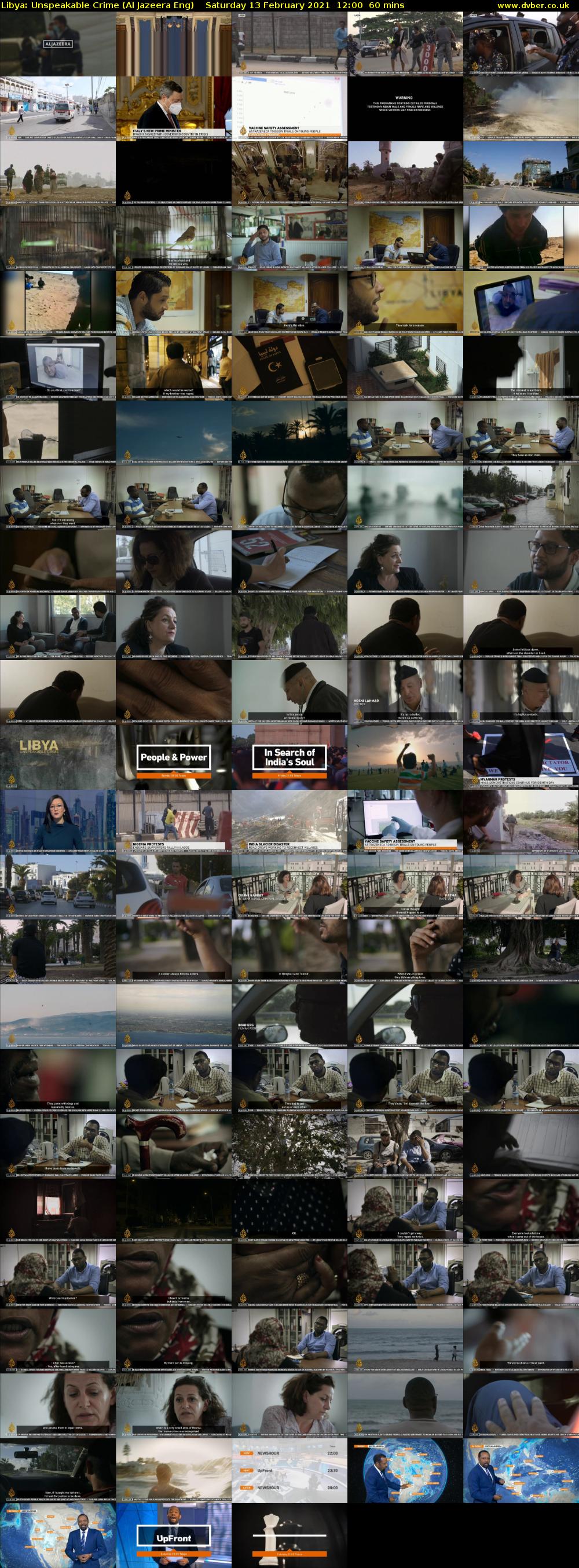 Libya: Unspeakable Crime (Al Jazeera Eng) Saturday 13 February 2021 12:00 - 13:00