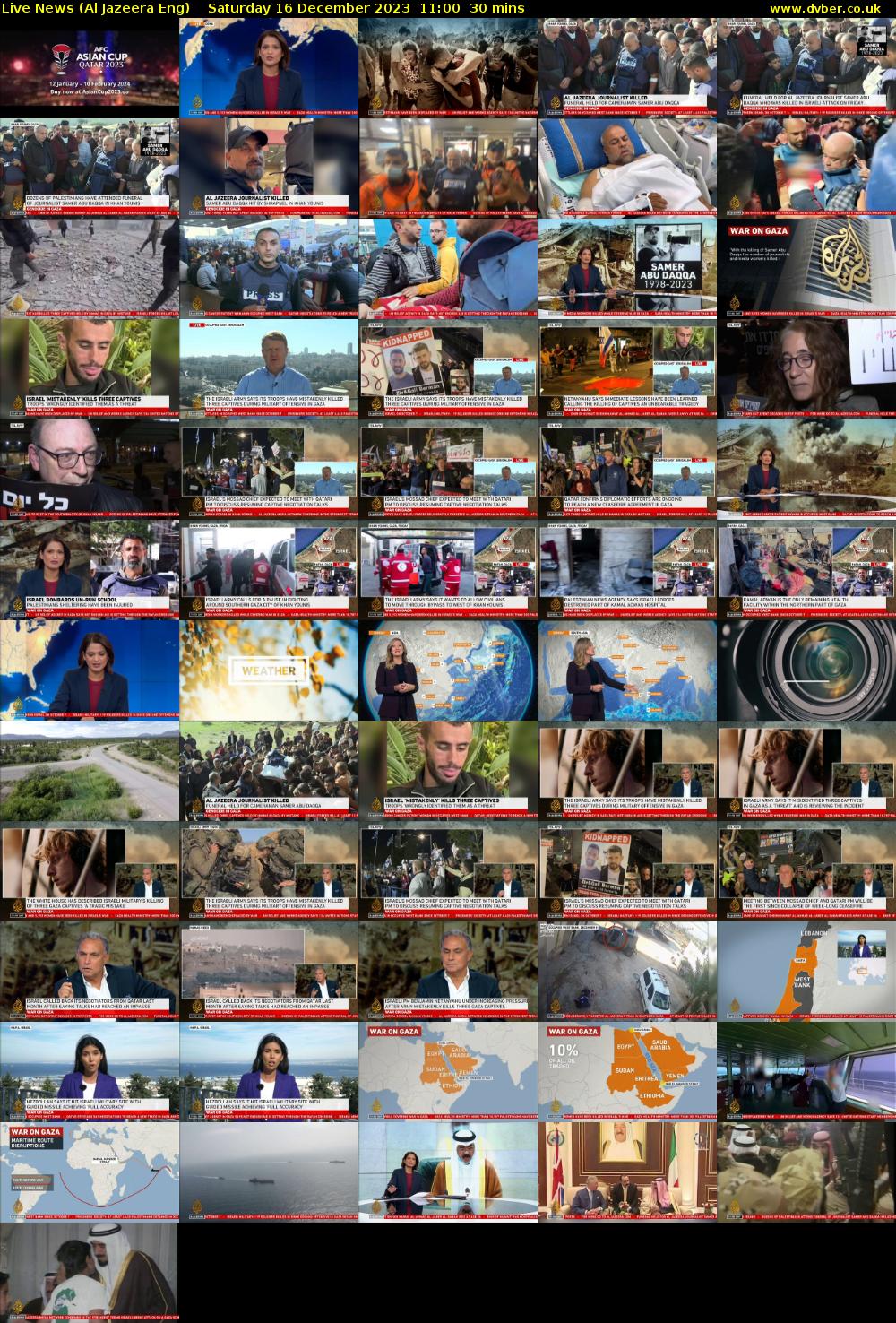 Live News (Al Jazeera Eng) Saturday 16 December 2023 11:00 - 11:30