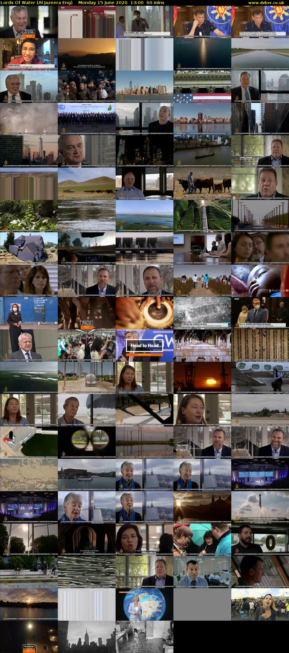 Lords Of Water (Al Jazeera Eng) Monday 15 June 2020 13:00 - 14:00