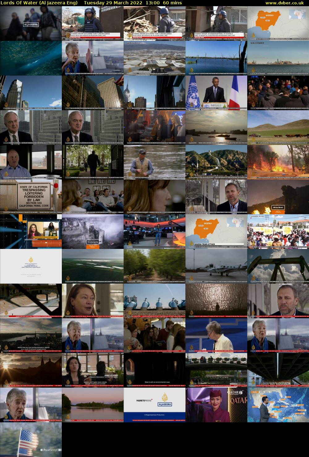 Lords Of Water (Al Jazeera Eng) Tuesday 29 March 2022 13:00 - 14:00