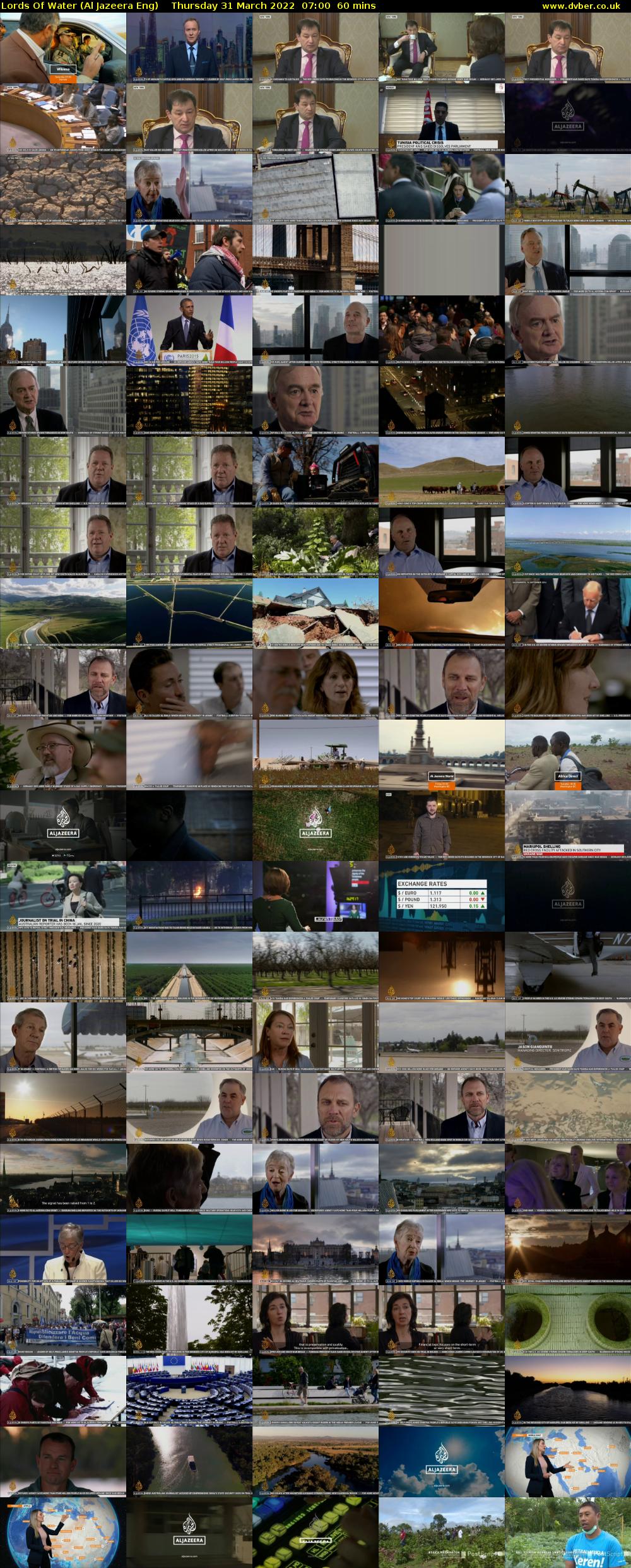 Lords Of Water (Al Jazeera Eng) Thursday 31 March 2022 07:00 - 08:00