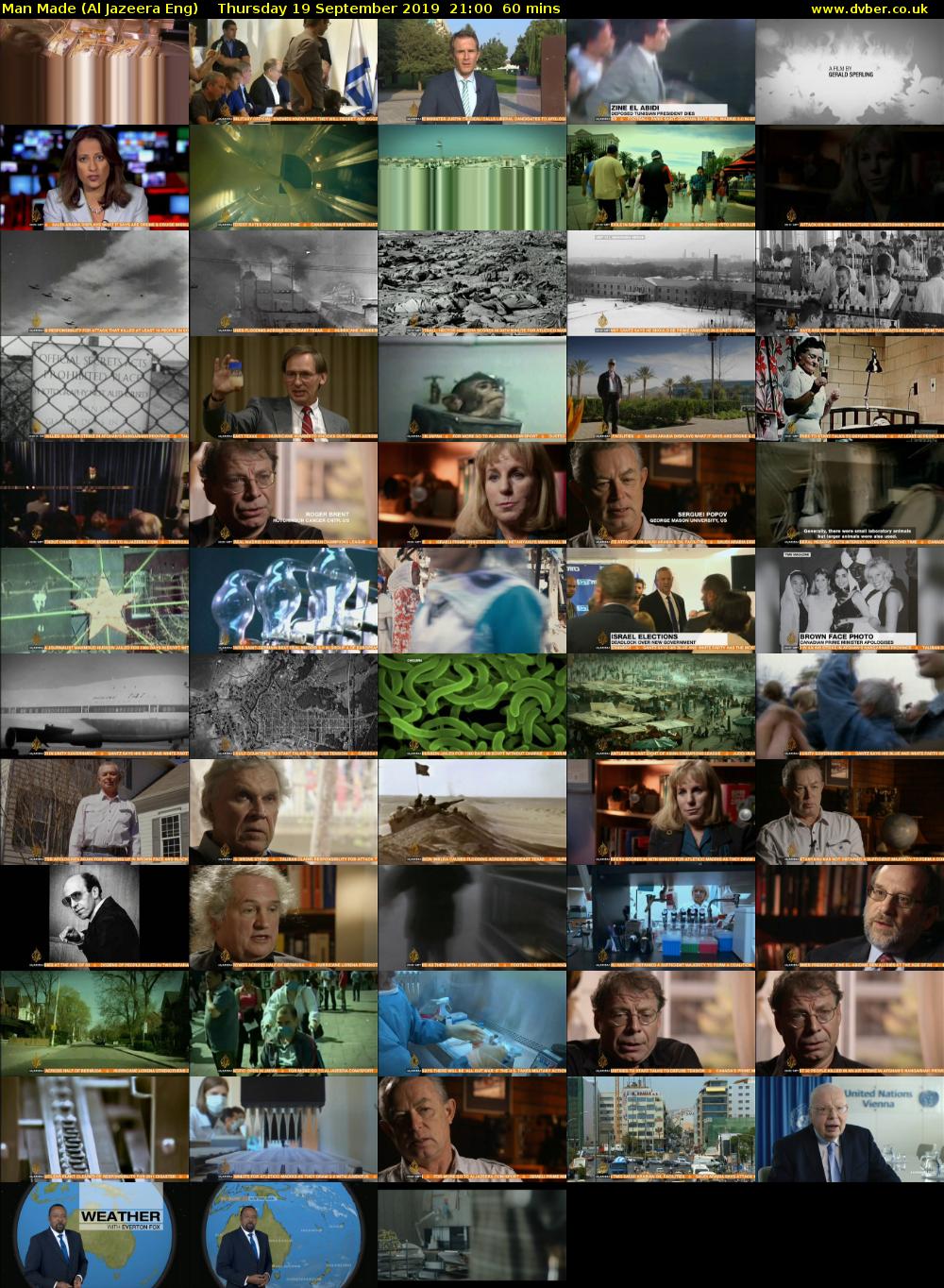 Man Made (Al Jazeera Eng) Thursday 19 September 2019 21:00 - 22:00