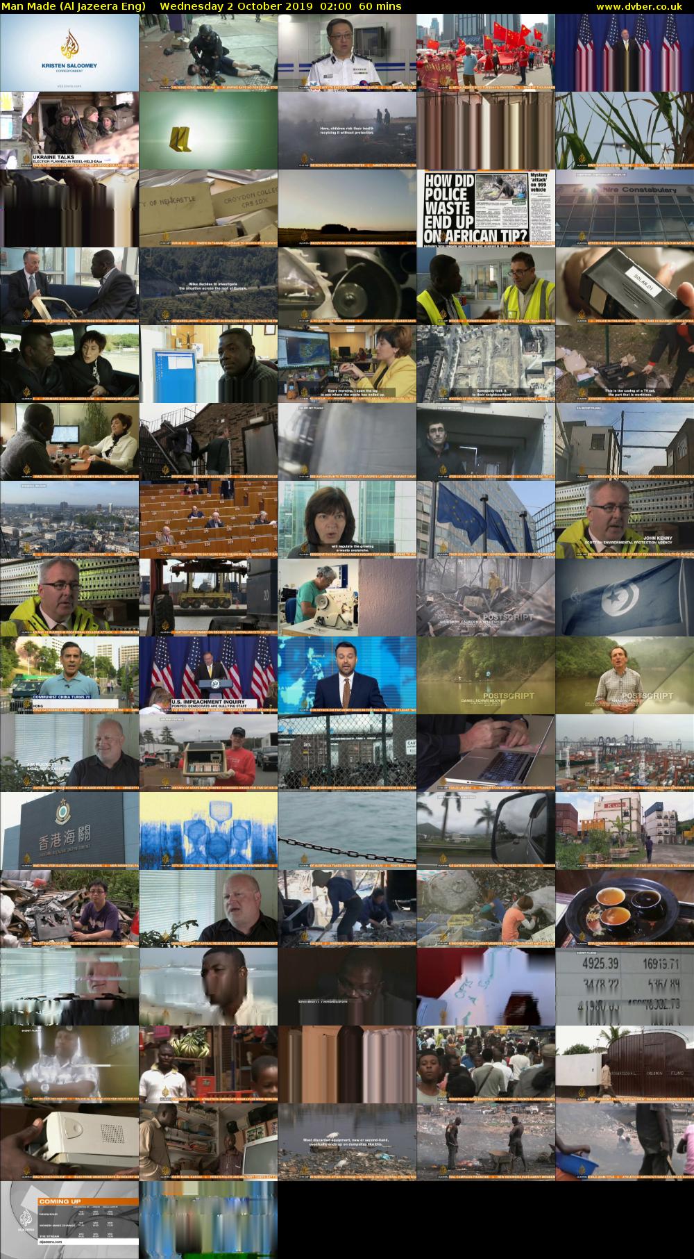 Man Made (Al Jazeera Eng) Wednesday 2 October 2019 02:00 - 03:00