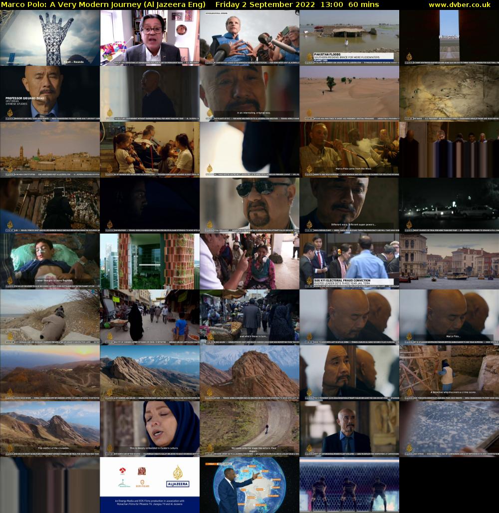 Marco Polo: A Very Modern Journey (Al Jazeera Eng) Friday 2 September 2022 13:00 - 14:00