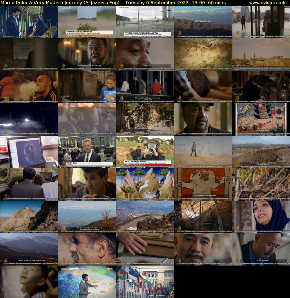 Marco Polo: A Very Modern Journey (Al Jazeera Eng) Tuesday 6 September 2022 13:00 - 14:00
