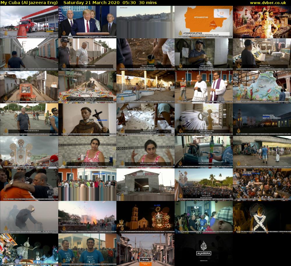 My Cuba (Al Jazeera Eng) Saturday 21 March 2020 05:30 - 06:00