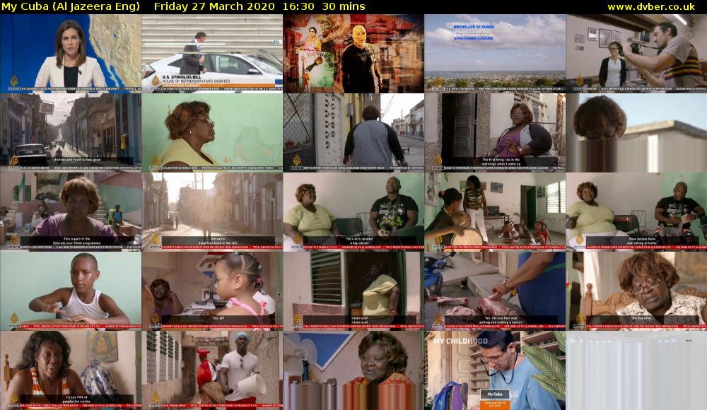 My Cuba (Al Jazeera Eng) Friday 27 March 2020 16:30 - 17:00