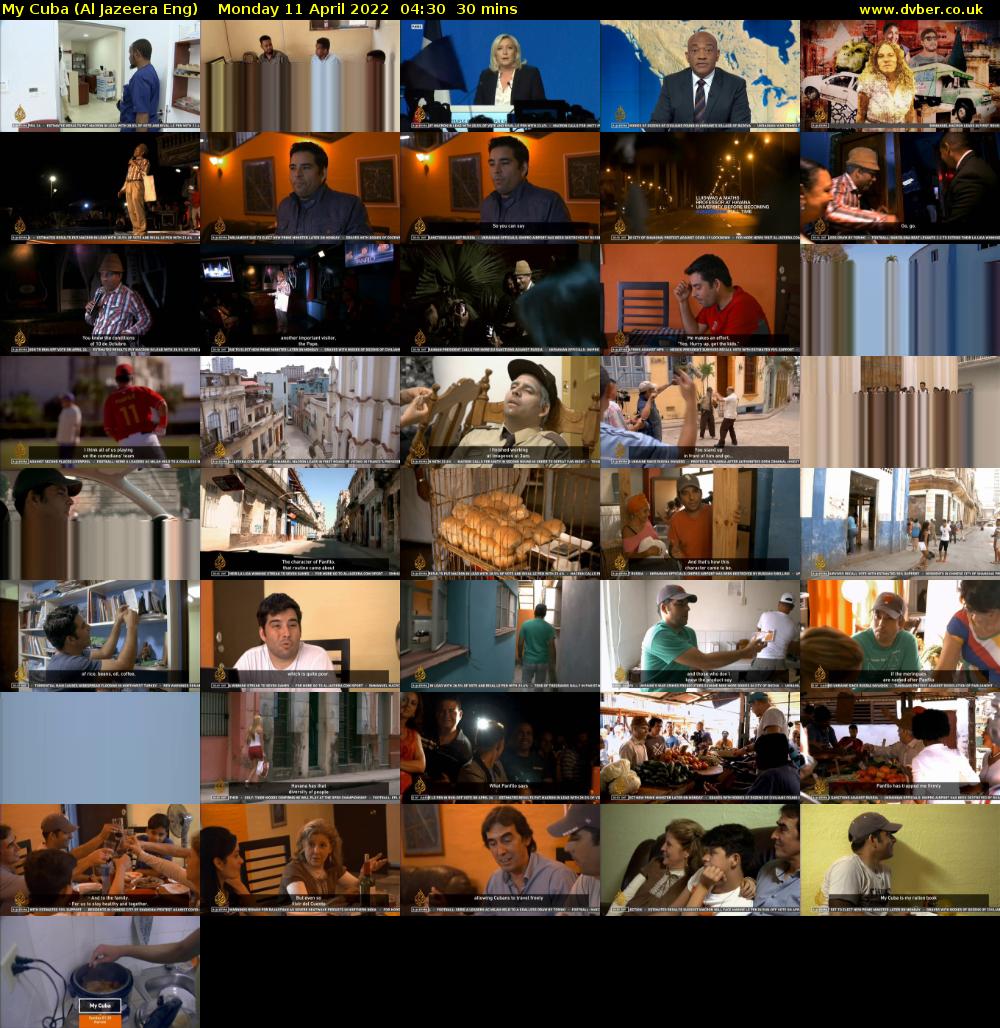 My Cuba (Al Jazeera Eng) Monday 11 April 2022 04:30 - 05:00