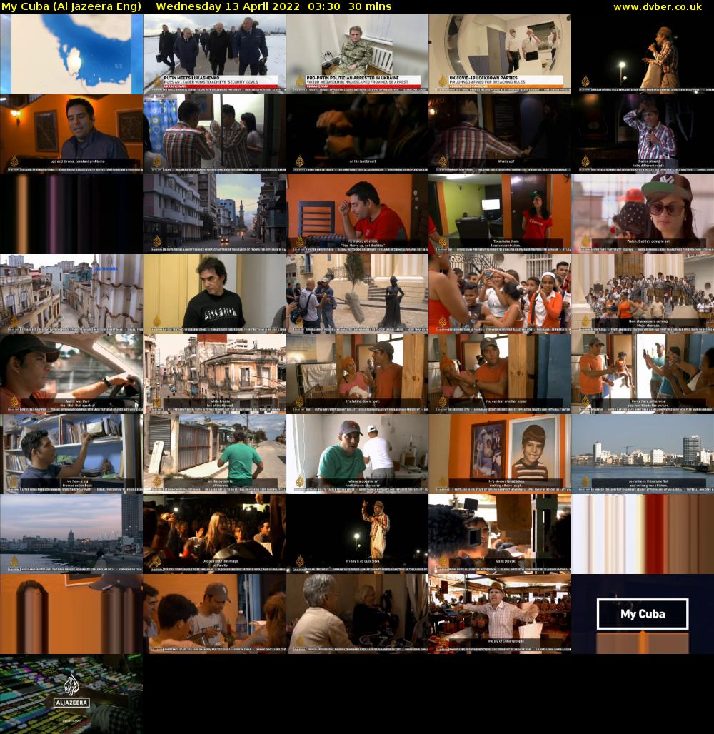 My Cuba (Al Jazeera Eng) Wednesday 13 April 2022 03:30 - 04:00