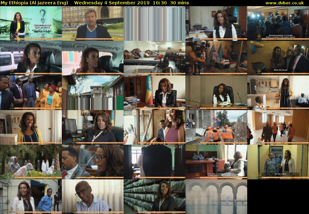 My Ethiopia (Al Jazeera Eng) Wednesday 4 September 2019 10:30 - 11:00