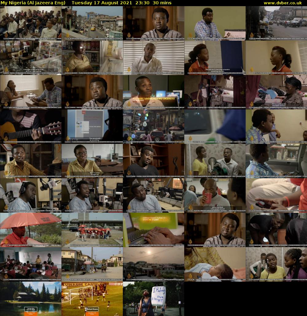 My Nigeria (Al Jazeera Eng) Tuesday 17 August 2021 23:30 - 00:00