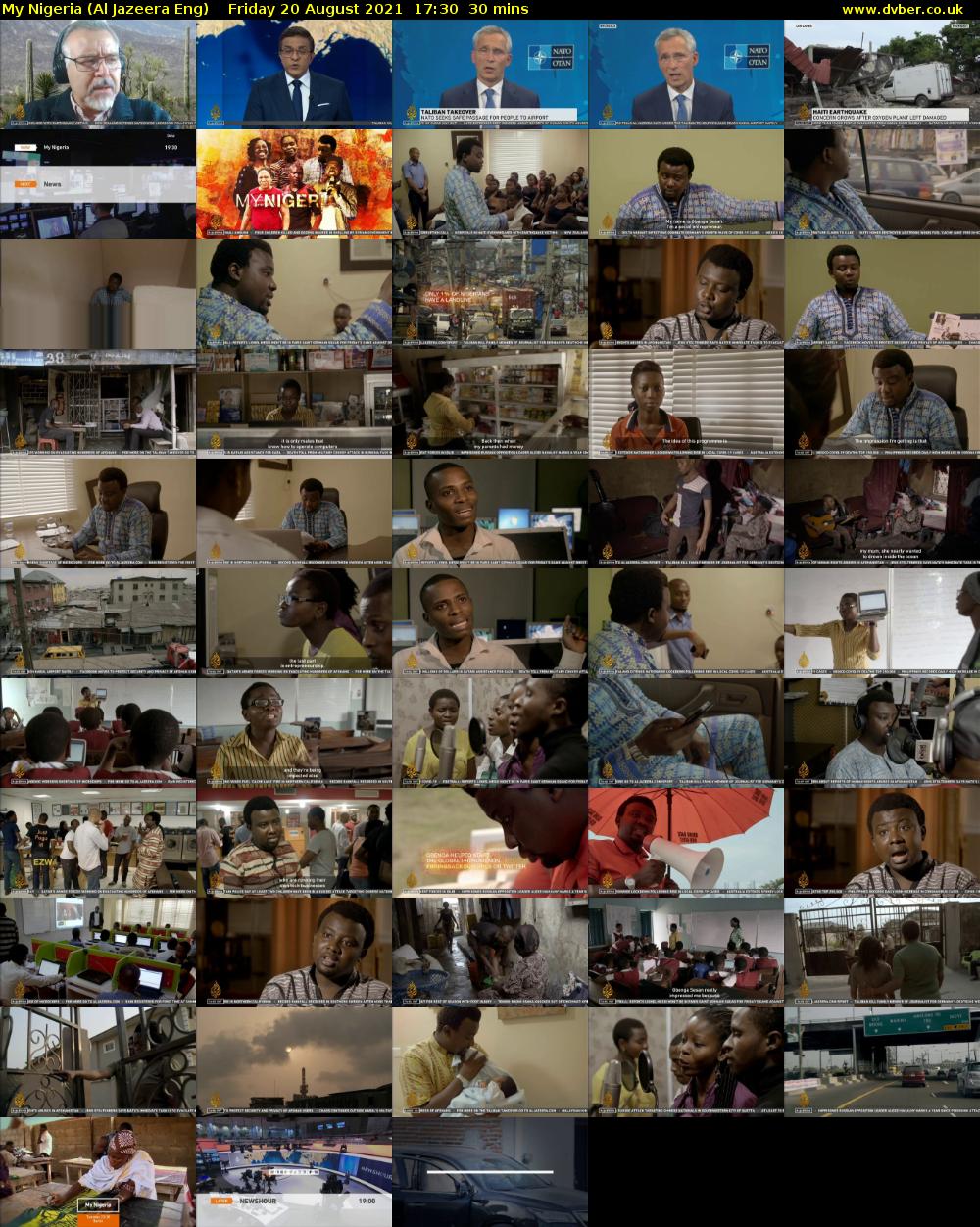 My Nigeria (Al Jazeera Eng) Friday 20 August 2021 17:30 - 18:00