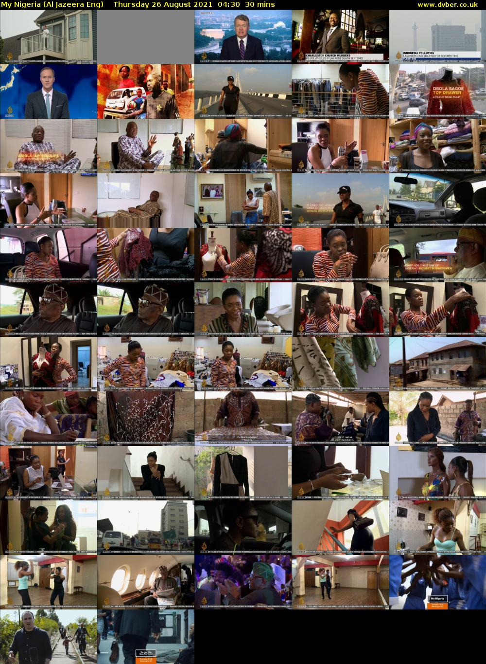 My Nigeria (Al Jazeera Eng) Thursday 26 August 2021 04:30 - 05:00