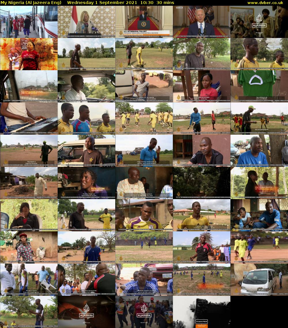 My Nigeria (Al Jazeera Eng) Wednesday 1 September 2021 10:30 - 11:00