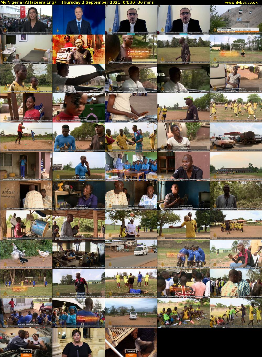 My Nigeria (Al Jazeera Eng) Thursday 2 September 2021 04:30 - 05:00