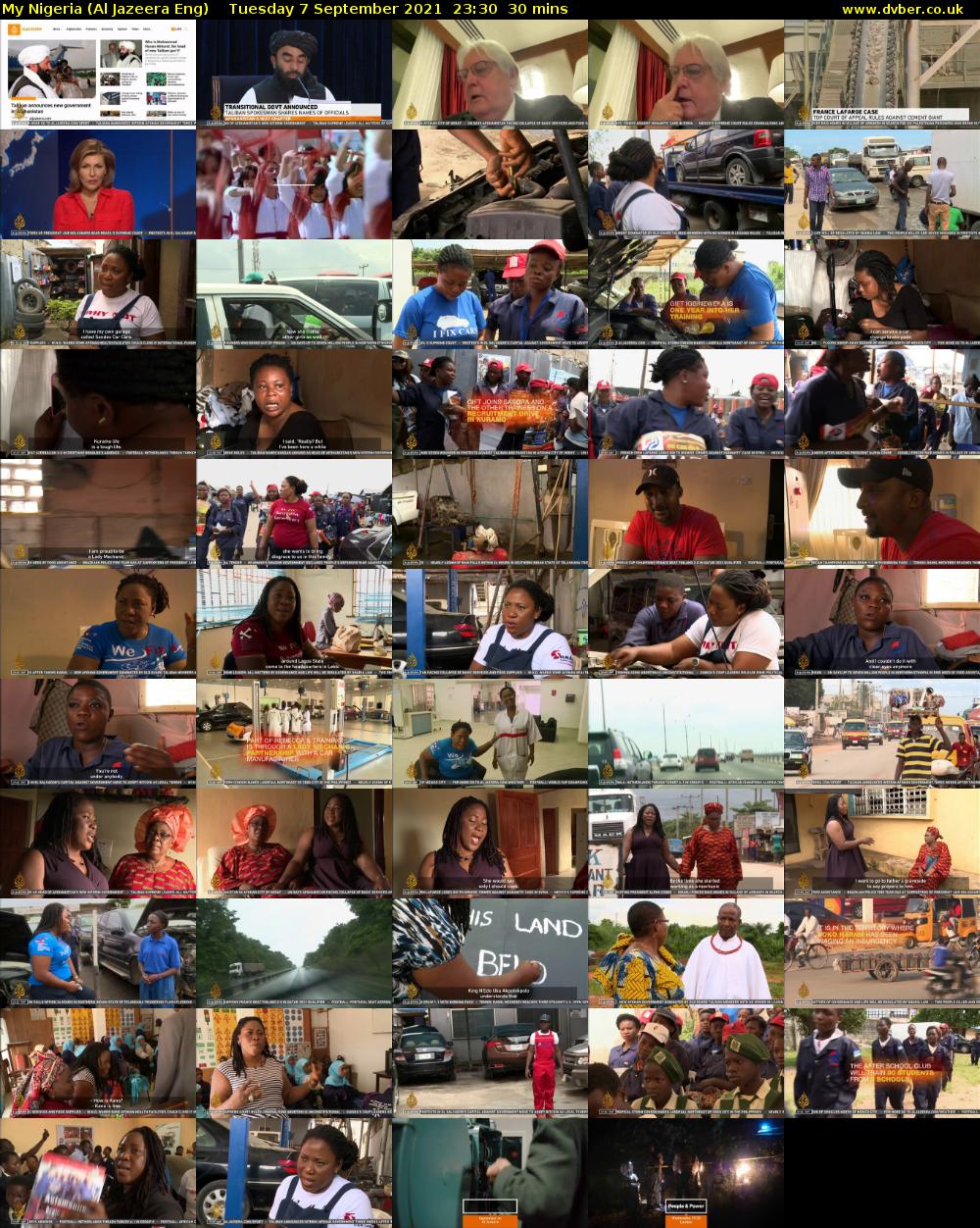 My Nigeria (Al Jazeera Eng) Tuesday 7 September 2021 23:30 - 00:00