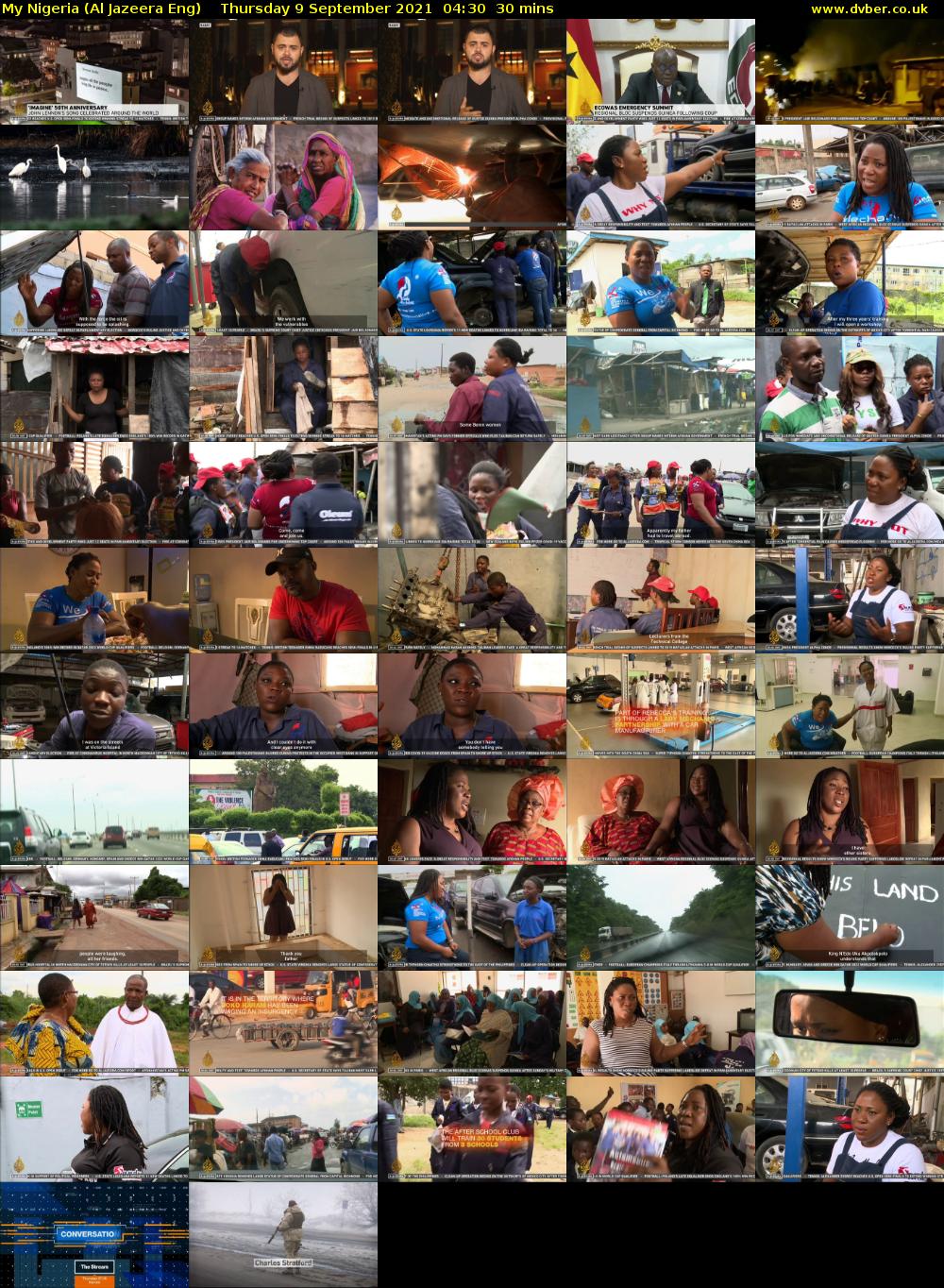 My Nigeria (Al Jazeera Eng) Thursday 9 September 2021 04:30 - 05:00