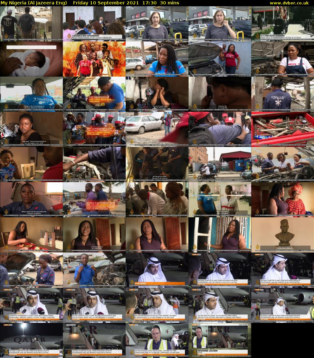 My Nigeria (Al Jazeera Eng) Friday 10 September 2021 17:30 - 18:00