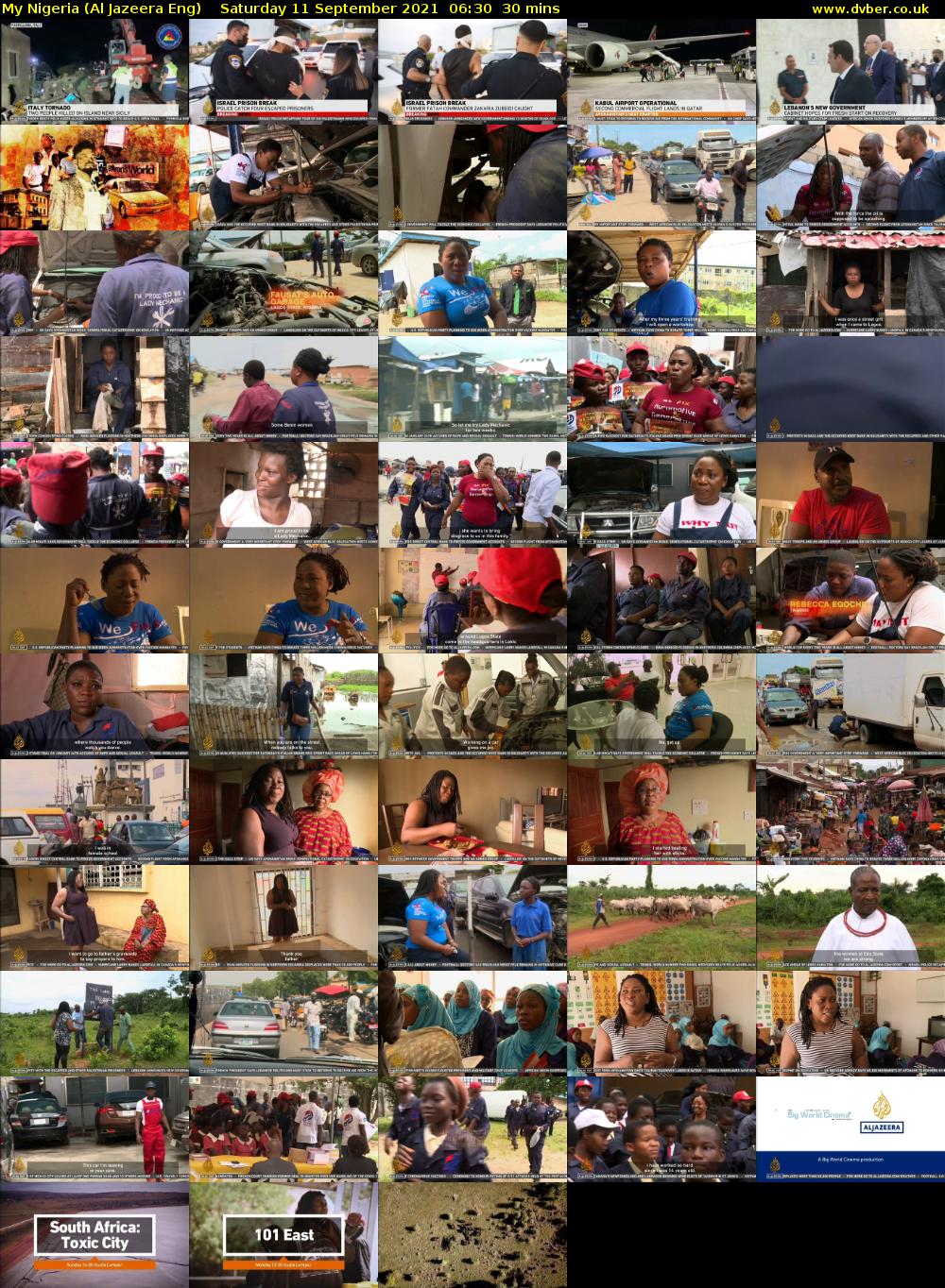 My Nigeria (Al Jazeera Eng) Saturday 11 September 2021 06:30 - 07:00