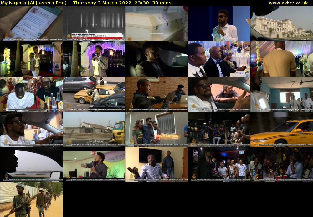 My Nigeria (Al Jazeera Eng) Thursday 3 March 2022 23:30 - 00:00