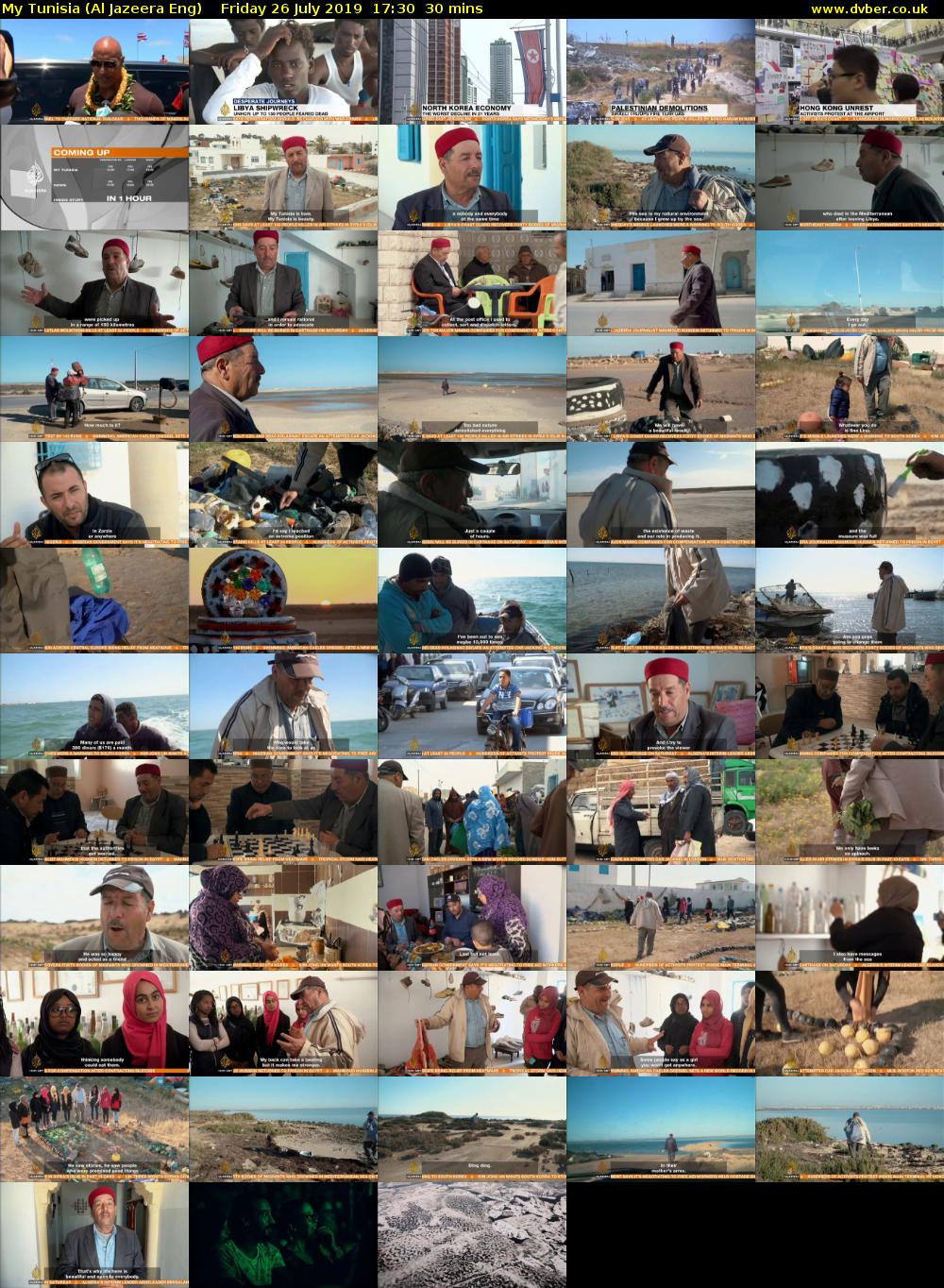 My Tunisia (Al Jazeera Eng) Friday 26 July 2019 17:30 - 18:00