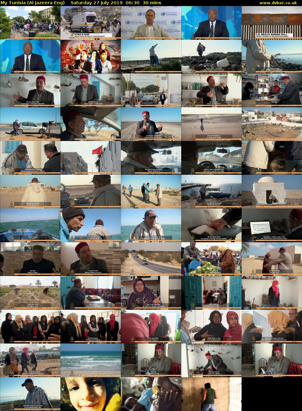 My Tunisia (Al Jazeera Eng) Saturday 27 July 2019 06:30 - 07:00