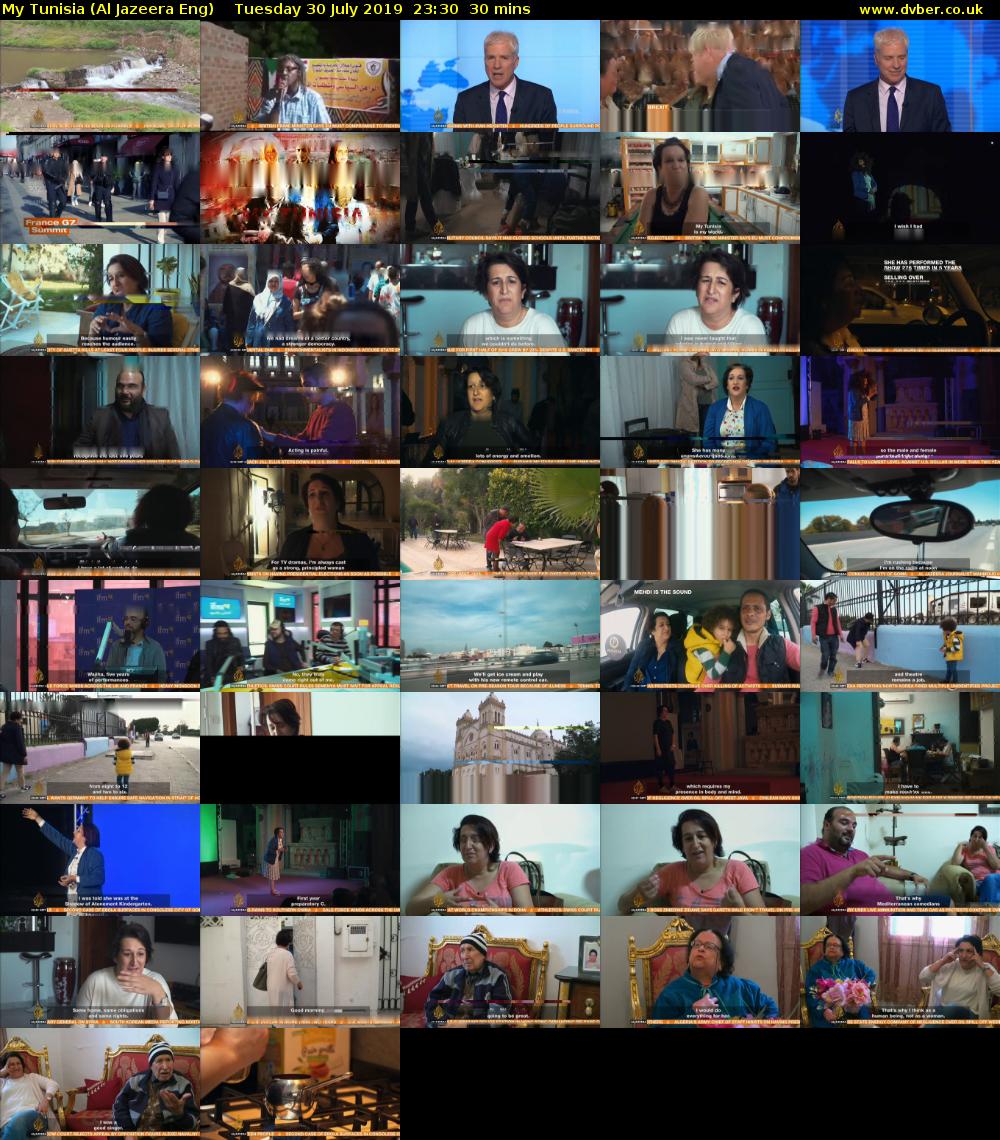 My Tunisia (Al Jazeera Eng) Tuesday 30 July 2019 23:30 - 00:00